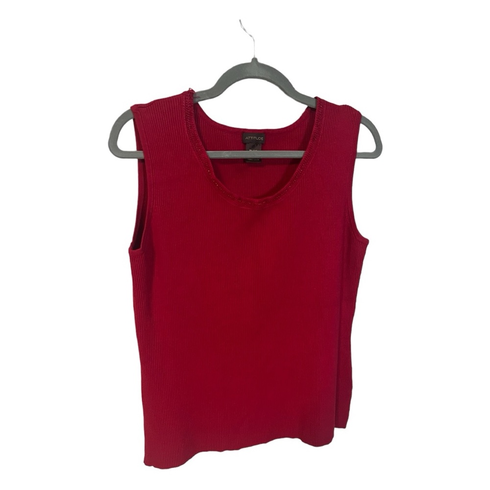 An Attitude red tank top in extra large